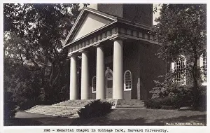 Triglyphs: Memorial Chapel, Harvard University, Cambridge, Mass, USA
