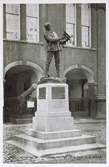 Agincourt: Memorial to Charles Rolls at Monmouth