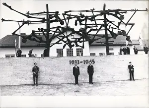 Freeing: Memorial at Dachau concentration camp by Nandor Glid