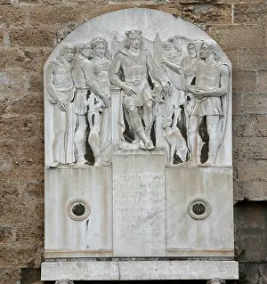 Insular: Memorial to Frederick II, Palace of the Normans