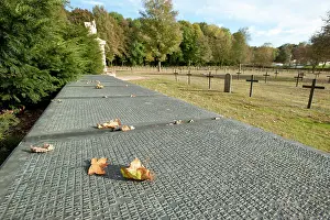 Plaques: Memorial and graves, the German Cemetery, Gobessart, France