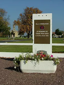Saulnier: Memorial to No. 6 Commando, Amfreville, Normandy