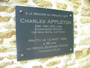 Hence: Memorial Plaque to Group Captain C. H. Appleton