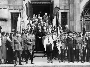 Zion: Memorial service for the fallen of the First World War, 1935