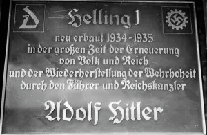 Takeover: Memorial sign, 1938
