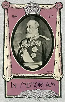 Memoriam: In Memoriam card for King Edward VII