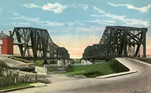 Tenn: Memphis and Harahan Bridges. Memphis