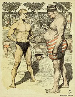 Portly: MEN ON BEACH/MUNZER