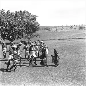 Archers: Men with bows and arrows, Madhya Pradesh, India