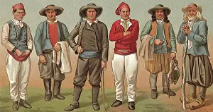 Racinet: Men of Brittany