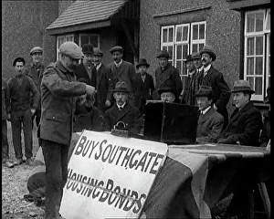 Southgate: Men Buying Housing Bonds In Southgate. They