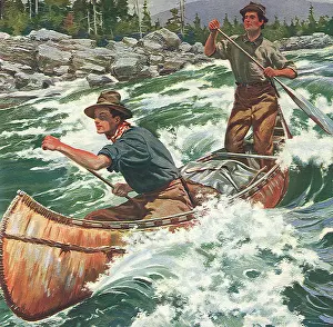 Sculls: Men Canoeing