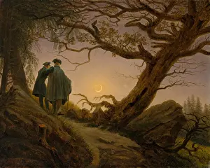 Landforms: Two Men Contemplating the Moon, by Caspar David Friedrich