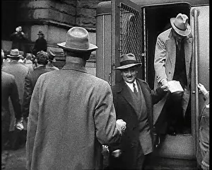 Exiting: Men Exiting a Van