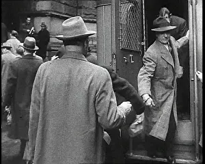 Exiting: Men Exiting a Van