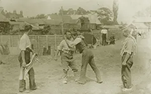 Amateur: Men Fighting 1910s