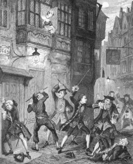 Fray: Men fighting on the streets of London