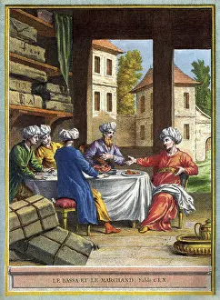 Chefs: Men Around Food Table