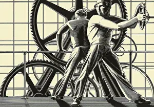 Apart: Men Keep Gears Meshing
