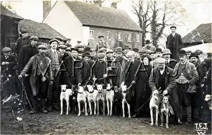 Bowlers: MEN WITH GREYHOUNDS