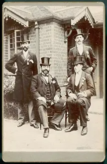 Waistcoats: Four Men in Top Hats