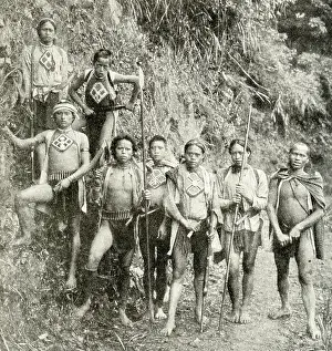 Belts: Men of an indigenous tribe, Formosa (Taiwan)