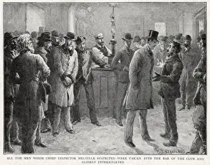 Men interrogated by Chief Inspector Melville