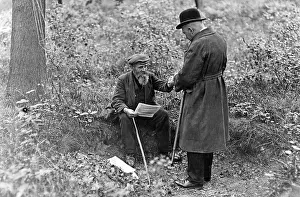 Dear: Two men in the Jungfernheide, 1931