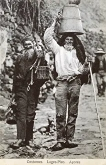 Pico: Two men from Lajes do Pico, Azores