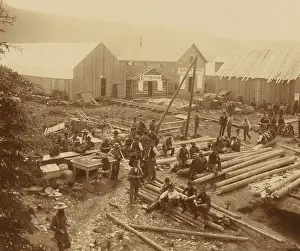 Goldfields: Men, likely out of luck gold seekers, taking