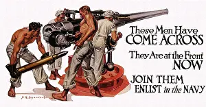 Xavier: Four Men Loading Large Gun