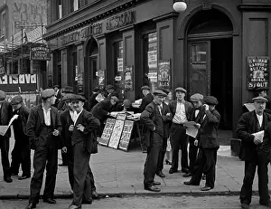 Hired: Men looking for work, Canning Town, London