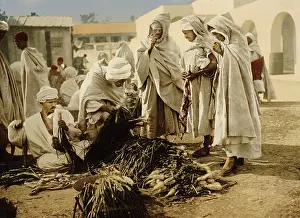 Biskra: Men - Market - Occupations - Algeria