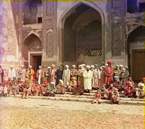 Samarqand: Men - Mosque - Muslim - Islam