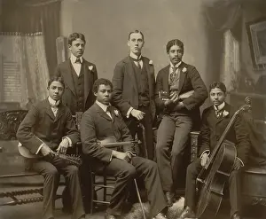 Neighbor: Men - music - musicians - musical instruments
