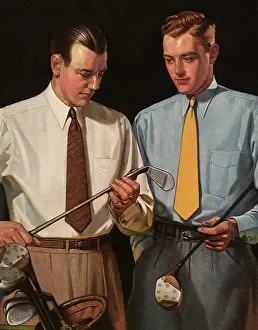 Ties: Men observe Golf Clubs