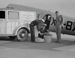Glendale: Men - Occupations - Airplane - Agriculture
