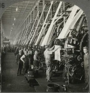 Stereoscope: Men - Occupations - Textile - Industry