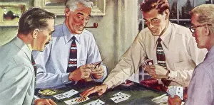 Gaming: Men Playing Cards