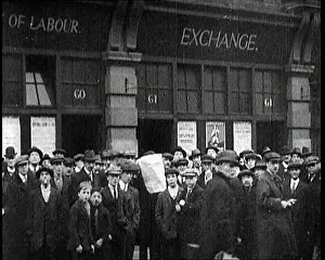 Men Queueing at the Labour Exchange