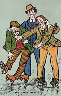 Insecure: Men on Roller Skates - The Three Graces!
