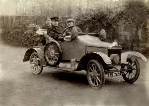 Brichington: Three men sitting in car outside Quex House