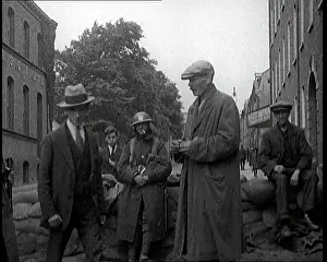 Searched: Men Being Stopped and Searched at a Roadblock