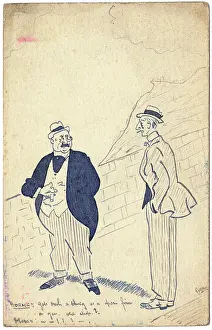 Borrow: Two men on a street