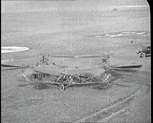 Contraptions: Men Testing Early Helicopter Style Contraptions