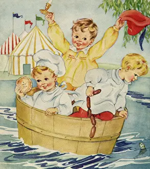 Pastry: Three Men in a Tub