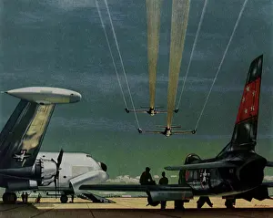 Zoom: Men Watching Jets
