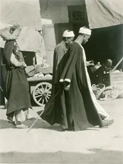 Omdurman: Men and women in Cairo or Omdurman. 1925