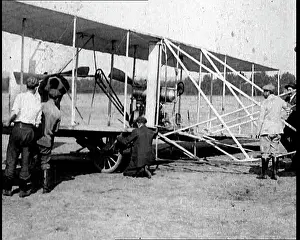 Kitty: Men Working To Raise An Early Wright Brothers