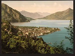 Como: Menaggio, general view, Lake Como, Italy